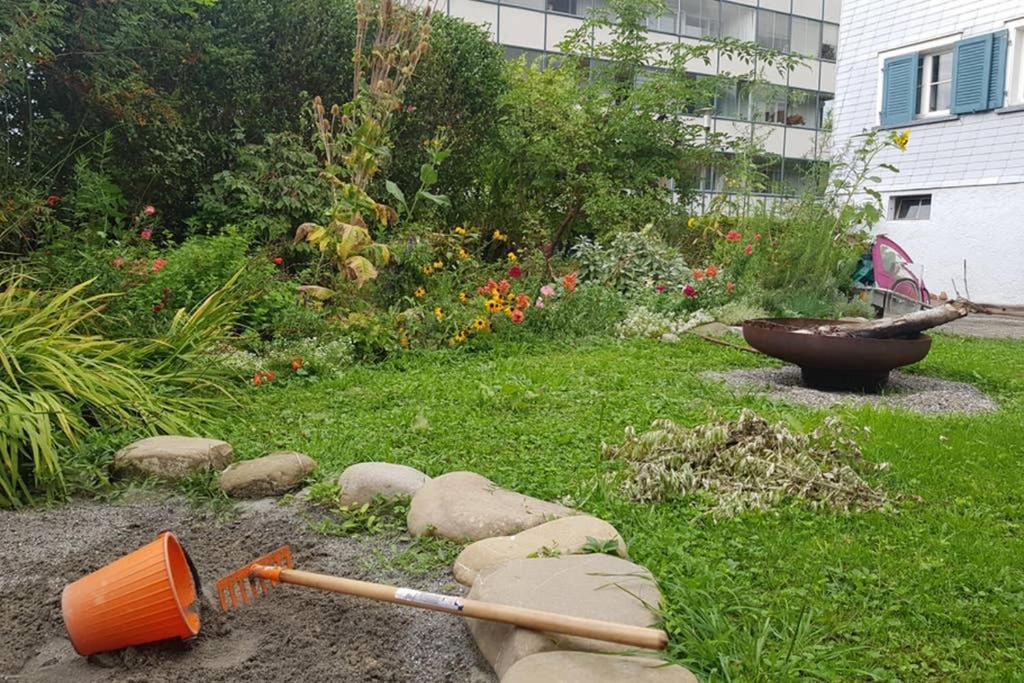 Ferienwohnung Am Hatler Brunnen Dornbirn Exterior foto